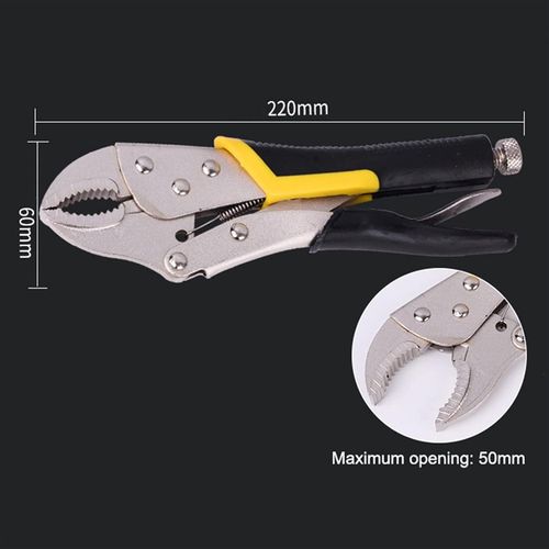DURABILITY 10 Inch Carbon Steel Non Slip Plier, Locking Forceps Clip Woodworking Clamp Jaw Non-Slip Handle Pliers, Hand Tools Manual Hydraulic Tools, Locking Pliers Curved Jaw Vice-Grip Manual High Speed Steel Multifunctional Plier Item | Buy DURABILITY 10 Inch Carbon Steel Non Slip Plier, Locking Forceps Clip Woodworking Clamp Jaw Non-Slip Handle Pliers, Hand Tools Manual Hydraulic Tools, Locking Pliers Curved Jaw Vice-Grip Manual High Speed Steel Multifunctional Plier | SPOP Enterprise Global
